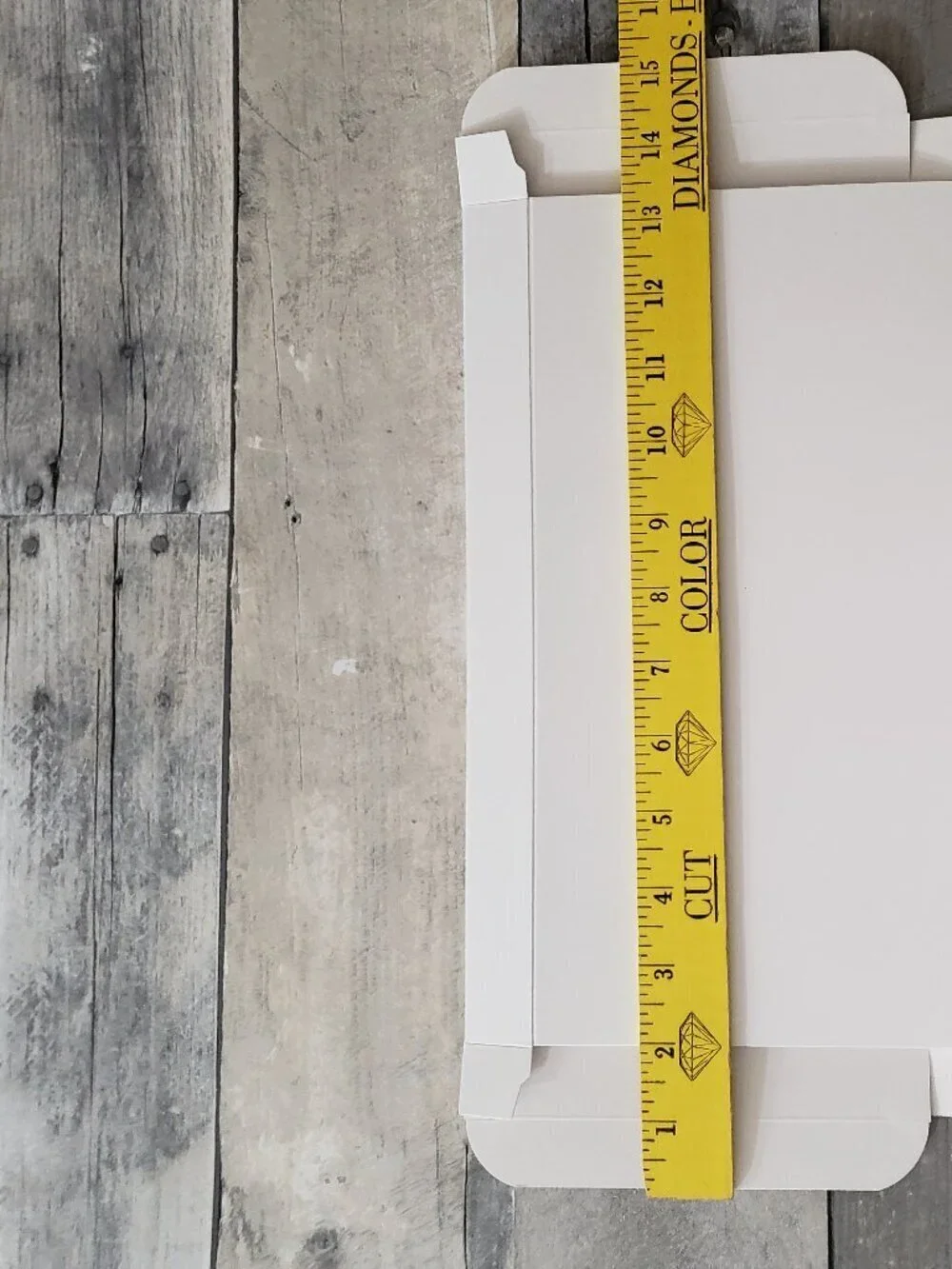New - (set of 20) Boxes 11.5”x6”x1” White Chipboard